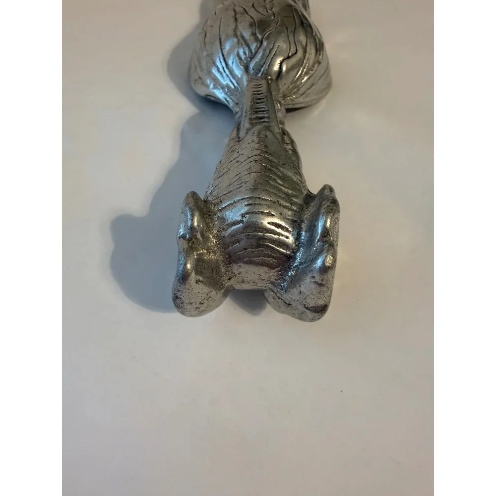 Arthur Court 1998 Elephant Handle‎ Nut Candy Scoop Silver Aluminum Figural 7.5